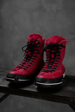 画像をギャラリービューアに読み込む, YOHJI YAMAMOTO × XVESSEL SNEAKERS HIGH (RED)