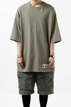 画像をギャラリービューアに読み込む, A.F ARTEFACT "flank” BOXYFIT T-SHIRT (BEIGE)