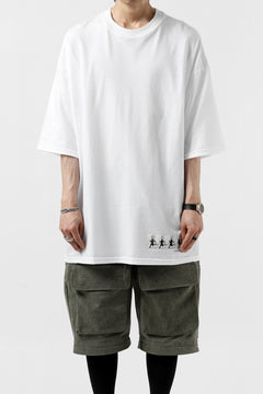 画像をギャラリービューアに読み込む, A.F ARTEFACT "flank” BOXYFIT T-SHIRT (WHITE)