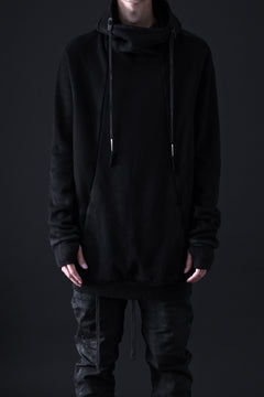 画像をギャラリービューアに読み込む, BORIS BIDJAN SABERI HOODY PULLOVER / VINYL COATED & NICKEL PRESSED "HOODY2-FTT00008" (BLACK)