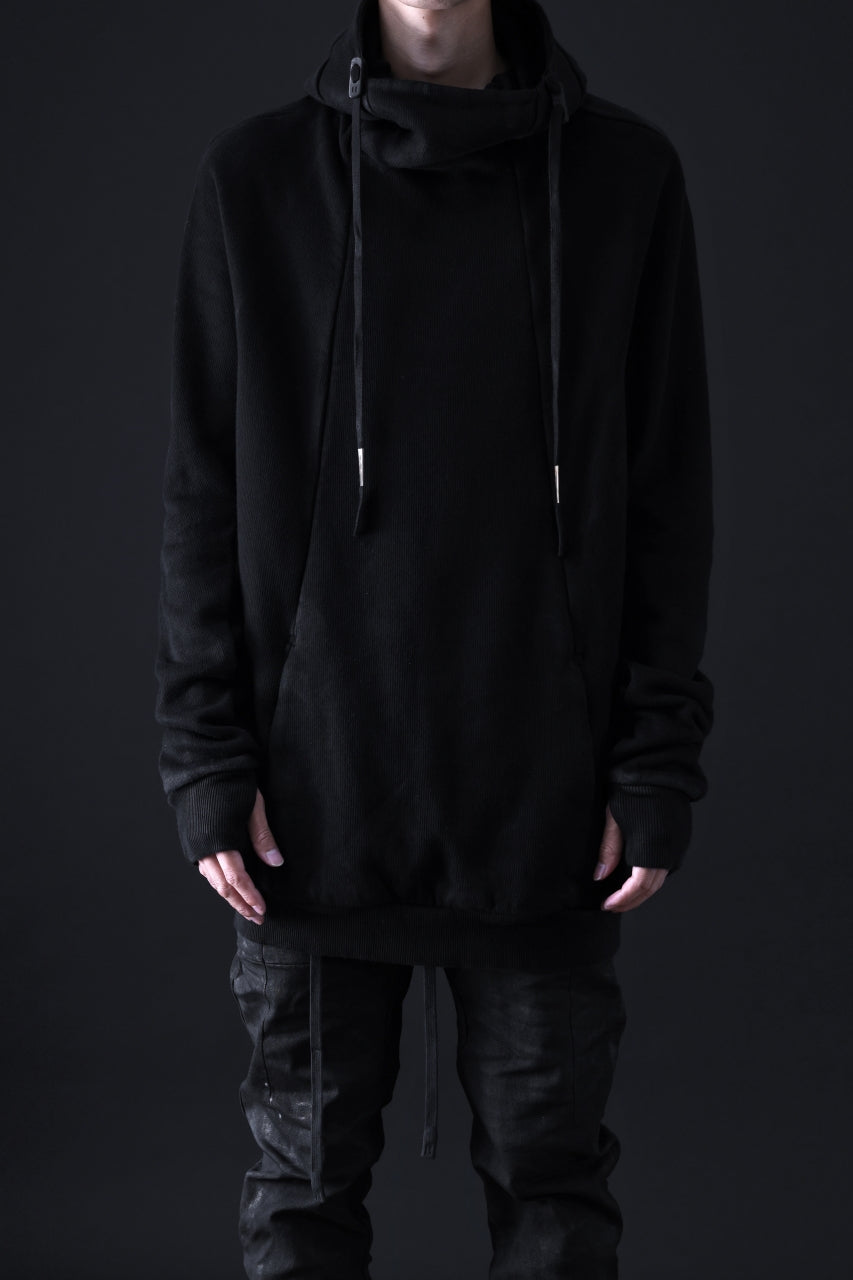 画像をギャラリービューアに読み込む, BORIS BIDJAN SABERI HOODY PULLOVER / VINYL COATED &amp; NICKEL PRESSED &quot;HOODY2-FTT00008&quot; (BLACK)