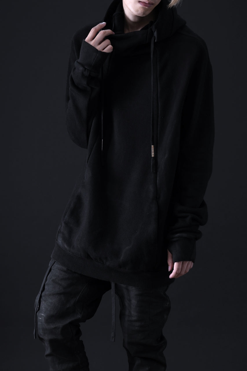 画像をギャラリービューアに読み込む, BORIS BIDJAN SABERI HOODY PULLOVER / VINYL COATED & NICKEL PRESSED "HOODY2-FTT00008" (BLACK)