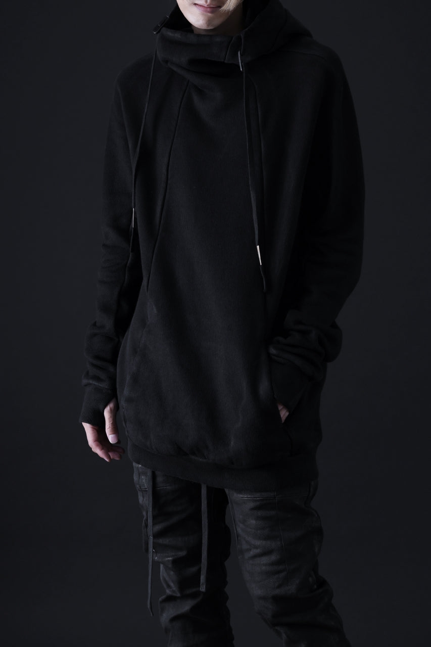 画像をギャラリービューアに読み込む, BORIS BIDJAN SABERI HOODY PULLOVER / VINYL COATED & NICKEL PRESSED "HOODY2-FTT00008" (BLACK)