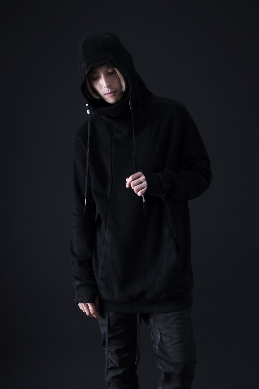 画像をギャラリービューアに読み込む, BORIS BIDJAN SABERI HOODY PULLOVER / VINYL COATED & NICKEL PRESSED "HOODY2-FTT00008" (BLACK)
