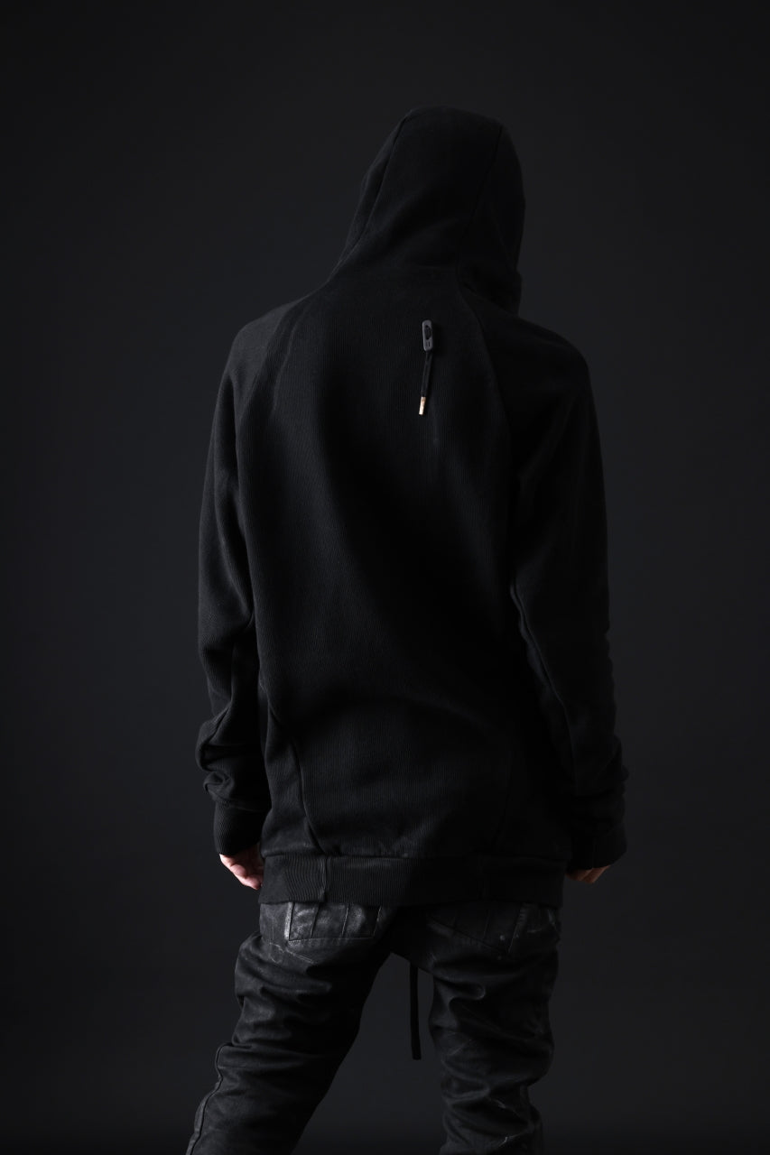 画像をギャラリービューアに読み込む, BORIS BIDJAN SABERI HOODY PULLOVER / VINYL COATED & NICKEL PRESSED "HOODY2-FTT00008" (BLACK)