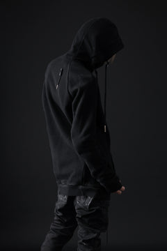 画像をギャラリービューアに読み込む, BORIS BIDJAN SABERI HOODY PULLOVER / VINYL COATED & NICKEL PRESSED "HOODY2-FTT00008" (BLACK)