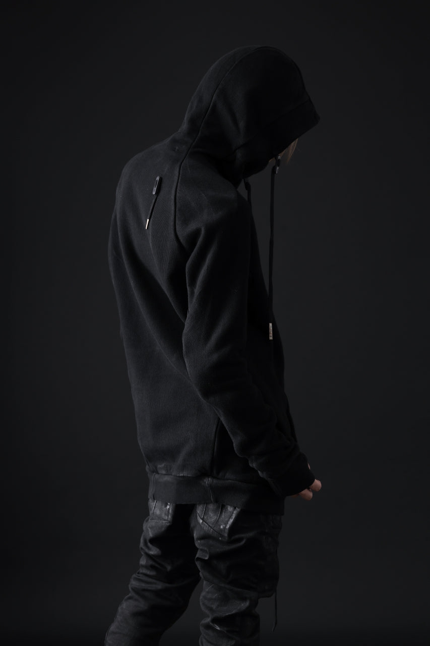 画像をギャラリービューアに読み込む, BORIS BIDJAN SABERI HOODY PULLOVER / VINYL COATED & NICKEL PRESSED "HOODY2-FTT00008" (BLACK)