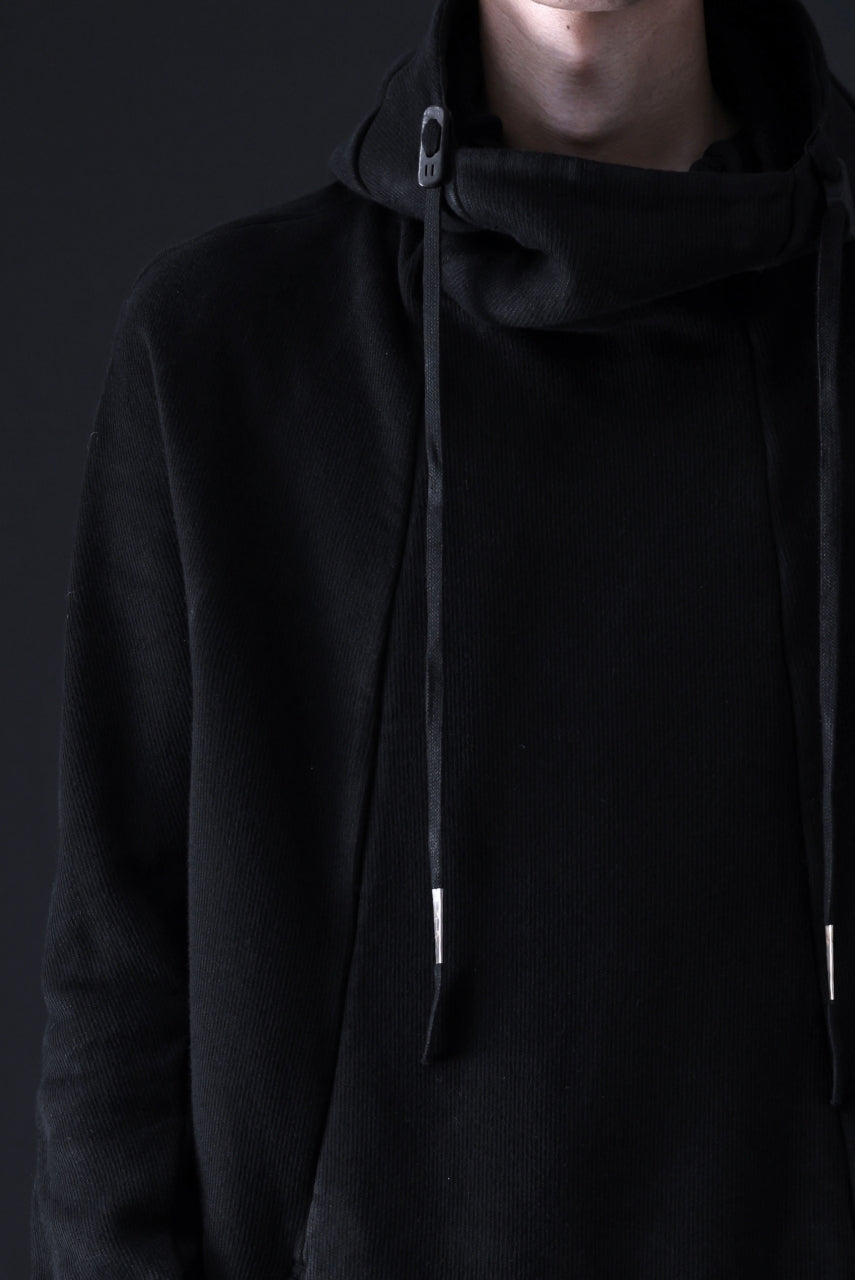 画像をギャラリービューアに読み込む, BORIS BIDJAN SABERI HOODY PULLOVER / VINYL COATED & NICKEL PRESSED "HOODY2-FTT00008" (BLACK)