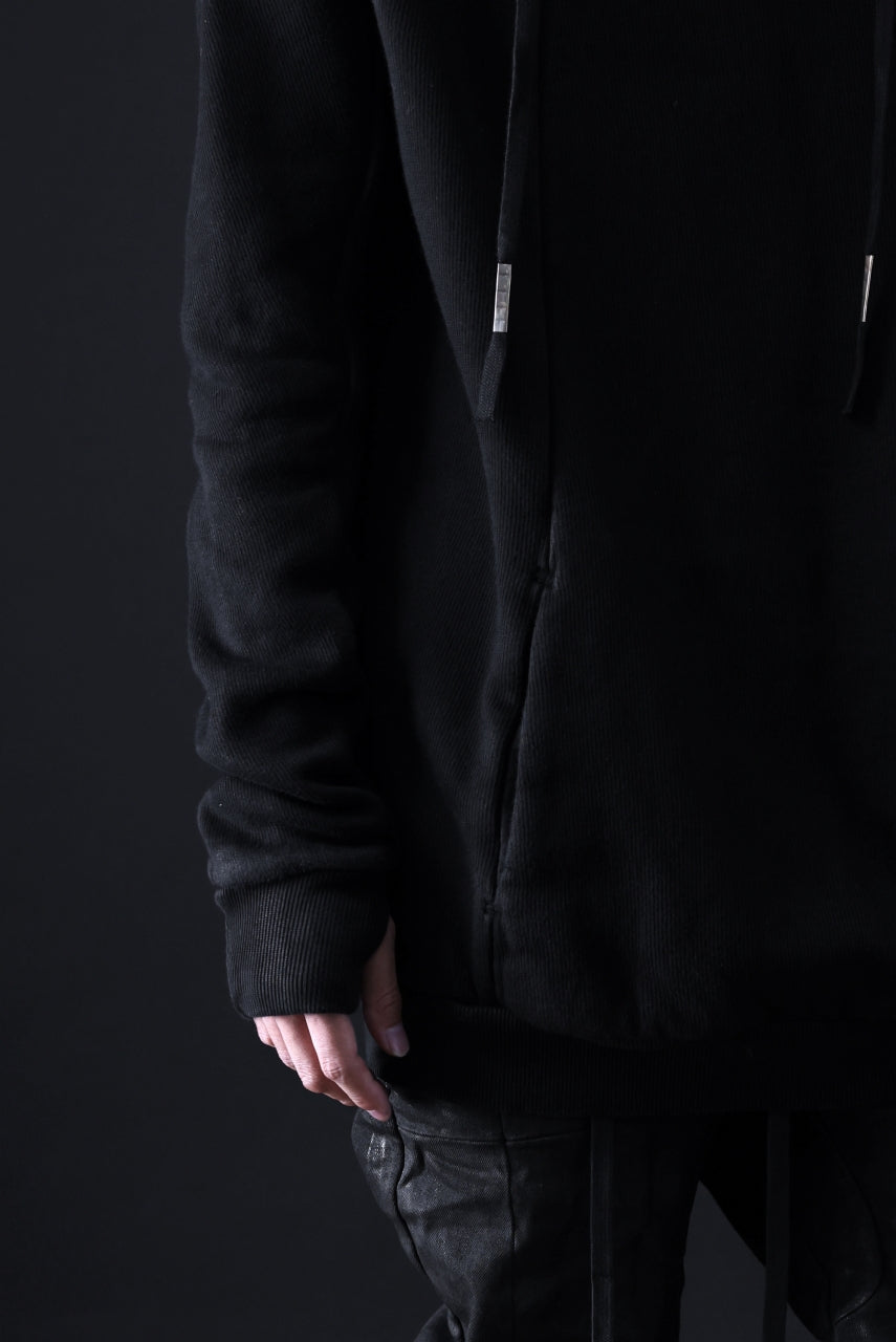 画像をギャラリービューアに読み込む, BORIS BIDJAN SABERI HOODY PULLOVER / VINYL COATED & NICKEL PRESSED "HOODY2-FTT00008" (BLACK)