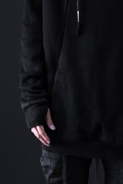 画像をギャラリービューアに読み込む, BORIS BIDJAN SABERI HOODY PULLOVER / VINYL COATED & NICKEL PRESSED "HOODY2-FTT00008" (BLACK)