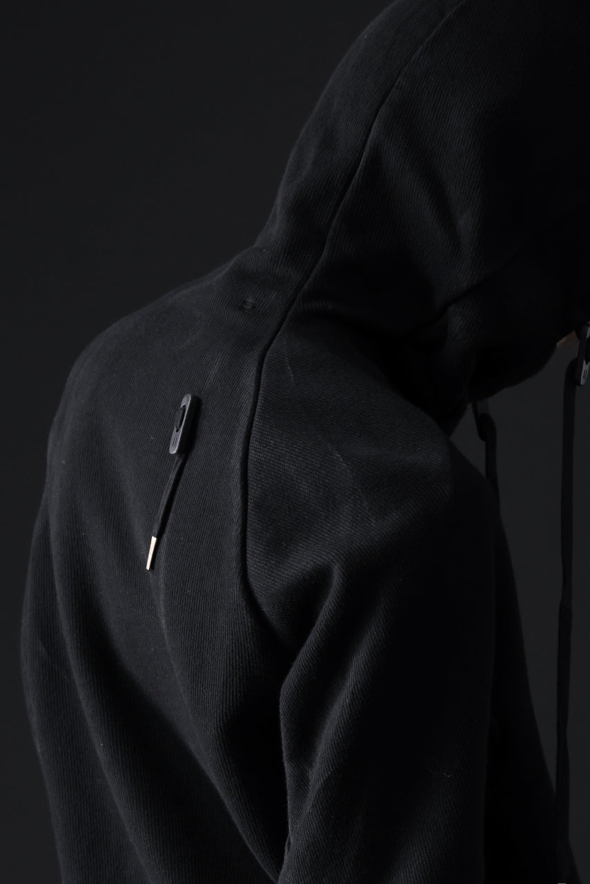 画像をギャラリービューアに読み込む, BORIS BIDJAN SABERI HOODY PULLOVER / VINYL COATED & NICKEL PRESSED "HOODY2-FTT00008" (BLACK)