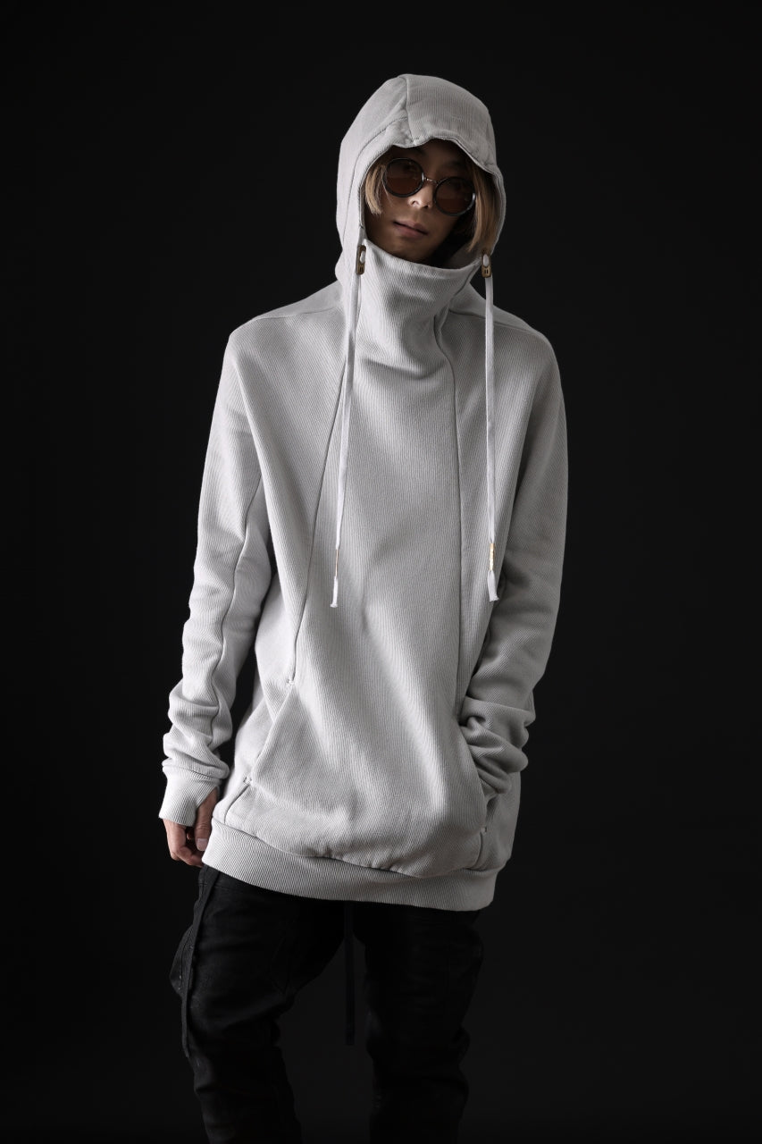 Load image into Gallery viewer, BORIS BIDJAN SABERI HOODY PULLOVER / NATURAL OBJECT DYED "HOODY2-FTT00008" (LIGHT GREY)