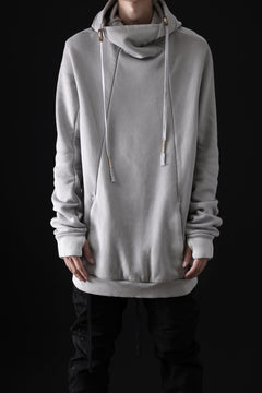 Load image into Gallery viewer, BORIS BIDJAN SABERI HOODY PULLOVER / NATURAL OBJECT DYED "HOODY2-FTT00008" (LIGHT GREY)