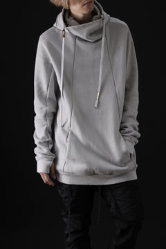 Load image into Gallery viewer, BORIS BIDJAN SABERI HOODY PULLOVER / NATURAL OBJECT DYED "HOODY2-FTT00008" (LIGHT GREY)