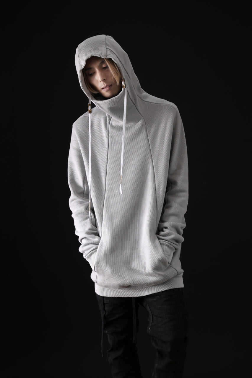 Load image into Gallery viewer, BORIS BIDJAN SABERI HOODY PULLOVER / NATURAL OBJECT DYED "HOODY2-FTT00008" (LIGHT GREY)
