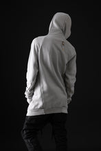 Load image into Gallery viewer, BORIS BIDJAN SABERI HOODY PULLOVER / NATURAL OBJECT DYED "HOODY2-FTT00008" (LIGHT GREY)