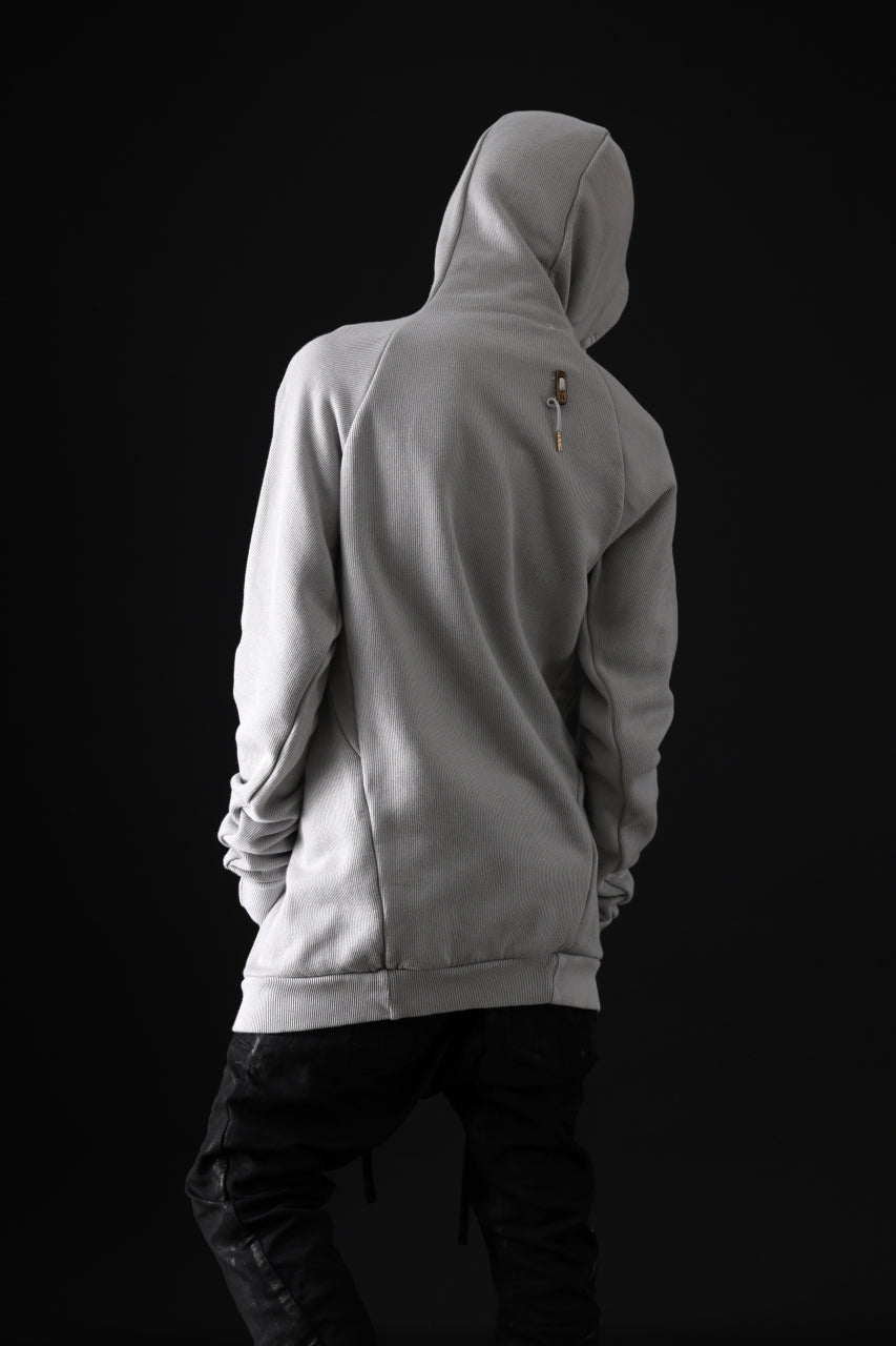 Load image into Gallery viewer, BORIS BIDJAN SABERI HOODY PULLOVER / NATURAL OBJECT DYED "HOODY2-FTT00008" (LIGHT GREY)