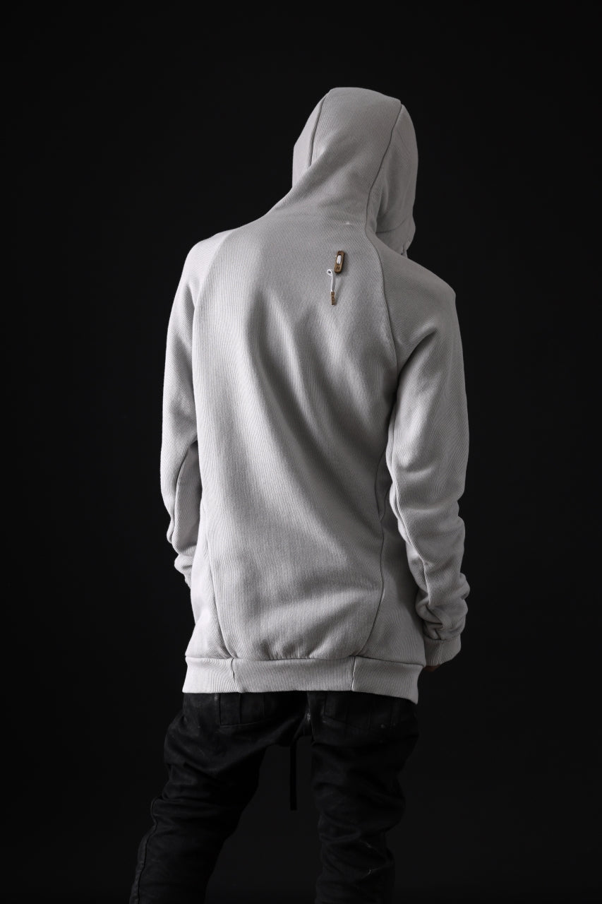 Load image into Gallery viewer, BORIS BIDJAN SABERI HOODY PULLOVER / NATURAL OBJECT DYED "HOODY2-FTT00008" (LIGHT GREY)