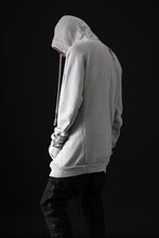 Load image into Gallery viewer, BORIS BIDJAN SABERI HOODY PULLOVER / NATURAL OBJECT DYED "HOODY2-FTT00008" (LIGHT GREY)