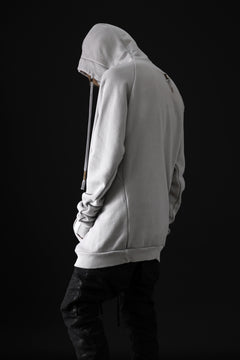 Load image into Gallery viewer, BORIS BIDJAN SABERI HOODY PULLOVER / NATURAL OBJECT DYED "HOODY2-FTT00008" (LIGHT GREY)