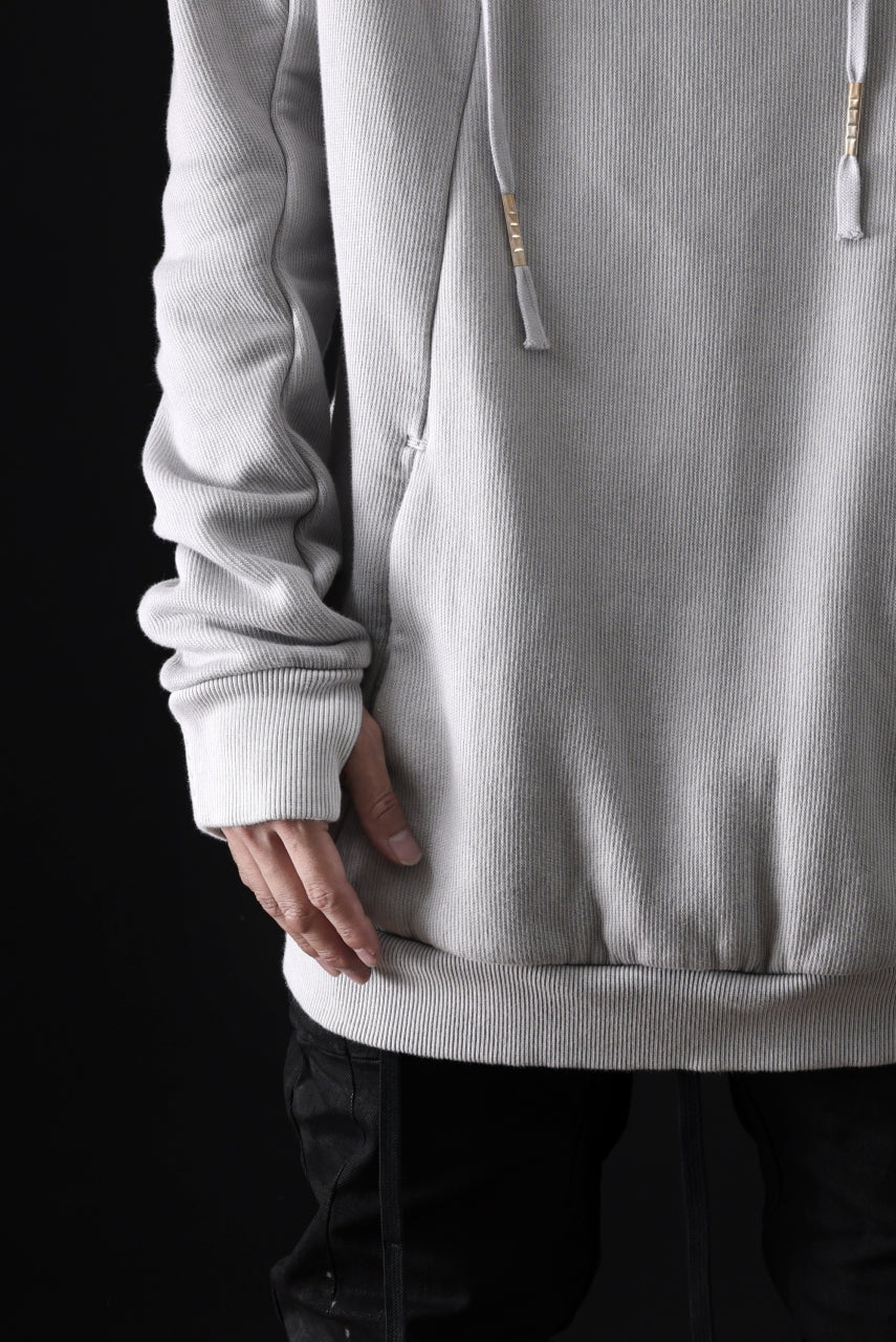 Load image into Gallery viewer, BORIS BIDJAN SABERI HOODY PULLOVER / NATURAL OBJECT DYED "HOODY2-FTT00008" (LIGHT GREY)