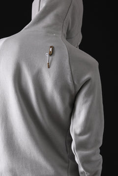 Load image into Gallery viewer, BORIS BIDJAN SABERI HOODY PULLOVER / NATURAL OBJECT DYED "HOODY2-FTT00008" (LIGHT GREY)