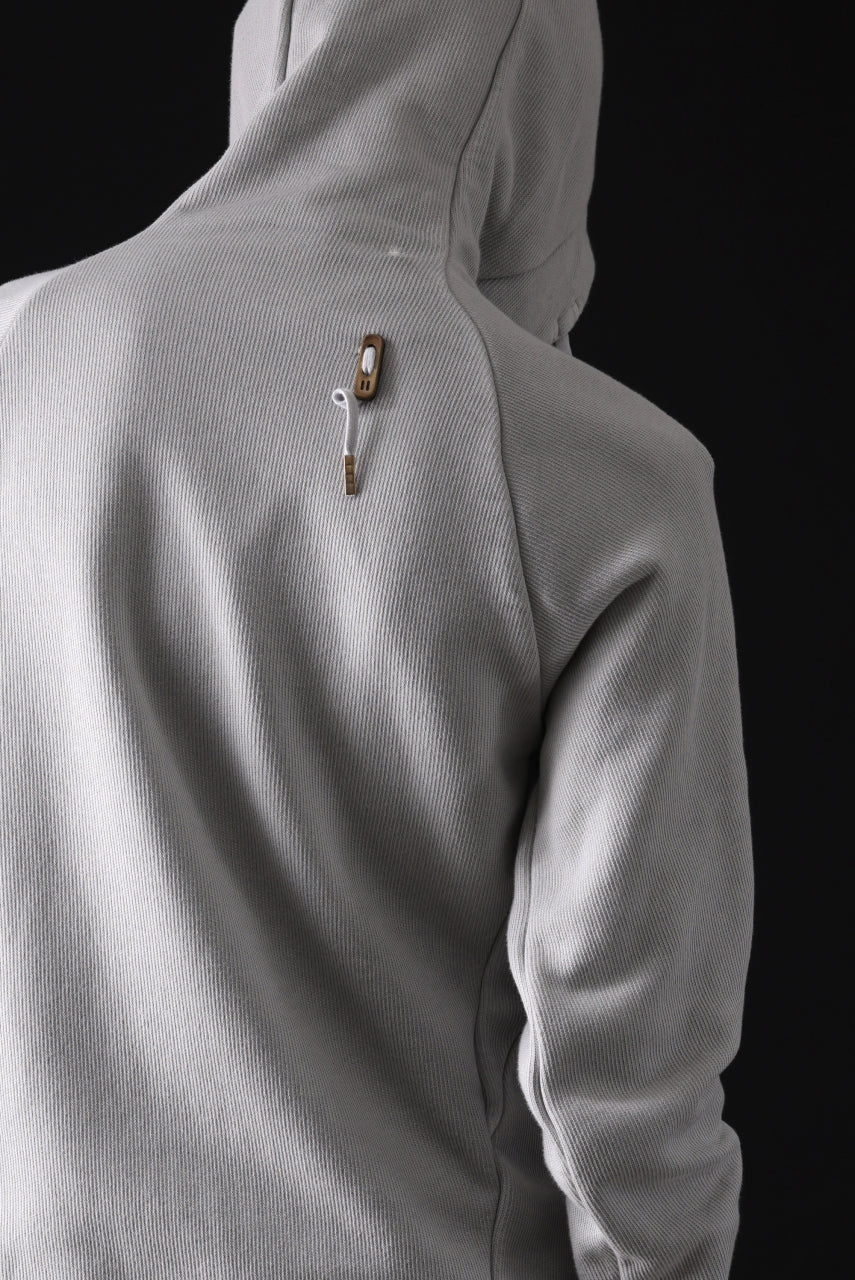 Load image into Gallery viewer, BORIS BIDJAN SABERI HOODY PULLOVER / NATURAL OBJECT DYED "HOODY2-FTT00008" (LIGHT GREY)