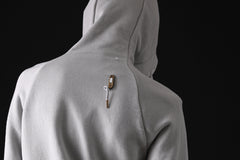 Load image into Gallery viewer, BORIS BIDJAN SABERI HOODY PULLOVER / NATURAL OBJECT DYED "HOODY2-FTT00008" (LIGHT GREY)