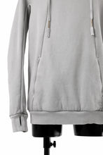 Load image into Gallery viewer, BORIS BIDJAN SABERI HOODY PULLOVER / NATURAL OBJECT DYED "HOODY2-FTT00008" (LIGHT GREY)