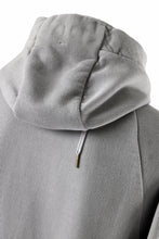 Load image into Gallery viewer, BORIS BIDJAN SABERI HOODY PULLOVER / NATURAL OBJECT DYED "HOODY2-FTT00008" (LIGHT GREY)