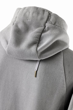 Load image into Gallery viewer, BORIS BIDJAN SABERI HOODY PULLOVER / NATURAL OBJECT DYED "HOODY2-FTT00008" (LIGHT GREY)