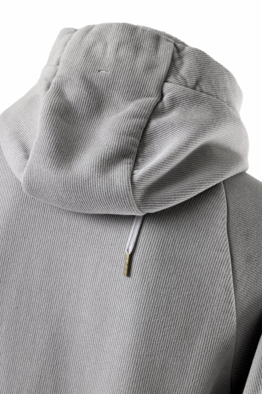 Load image into Gallery viewer, BORIS BIDJAN SABERI HOODY PULLOVER / NATURAL OBJECT DYED "HOODY2-FTT00008" (LIGHT GREY)