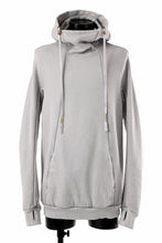 Load image into Gallery viewer, BORIS BIDJAN SABERI HOODY PULLOVER / NATURAL OBJECT DYED "HOODY2-FTT00008" (LIGHT GREY)