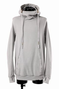 Load image into Gallery viewer, BORIS BIDJAN SABERI HOODY PULLOVER / NATURAL OBJECT DYED "HOODY2-FTT00008" (LIGHT GREY)