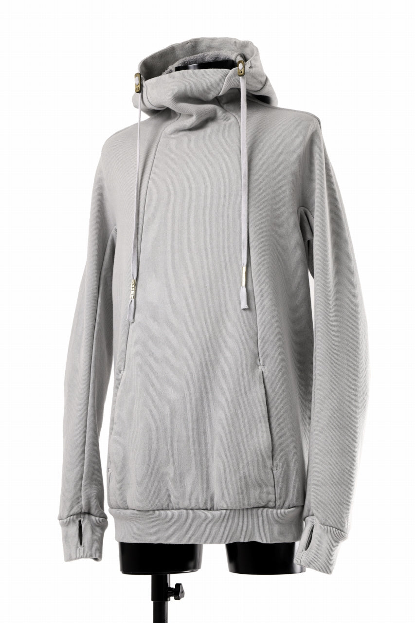 Load image into Gallery viewer, BORIS BIDJAN SABERI HOODY PULLOVER / NATURAL OBJECT DYED "HOODY2-FTT00008" (LIGHT GREY)