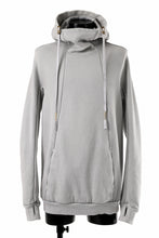 Load image into Gallery viewer, BORIS BIDJAN SABERI HOODY PULLOVER / NATURAL OBJECT DYED "HOODY2-FTT00008" (LIGHT GREY)