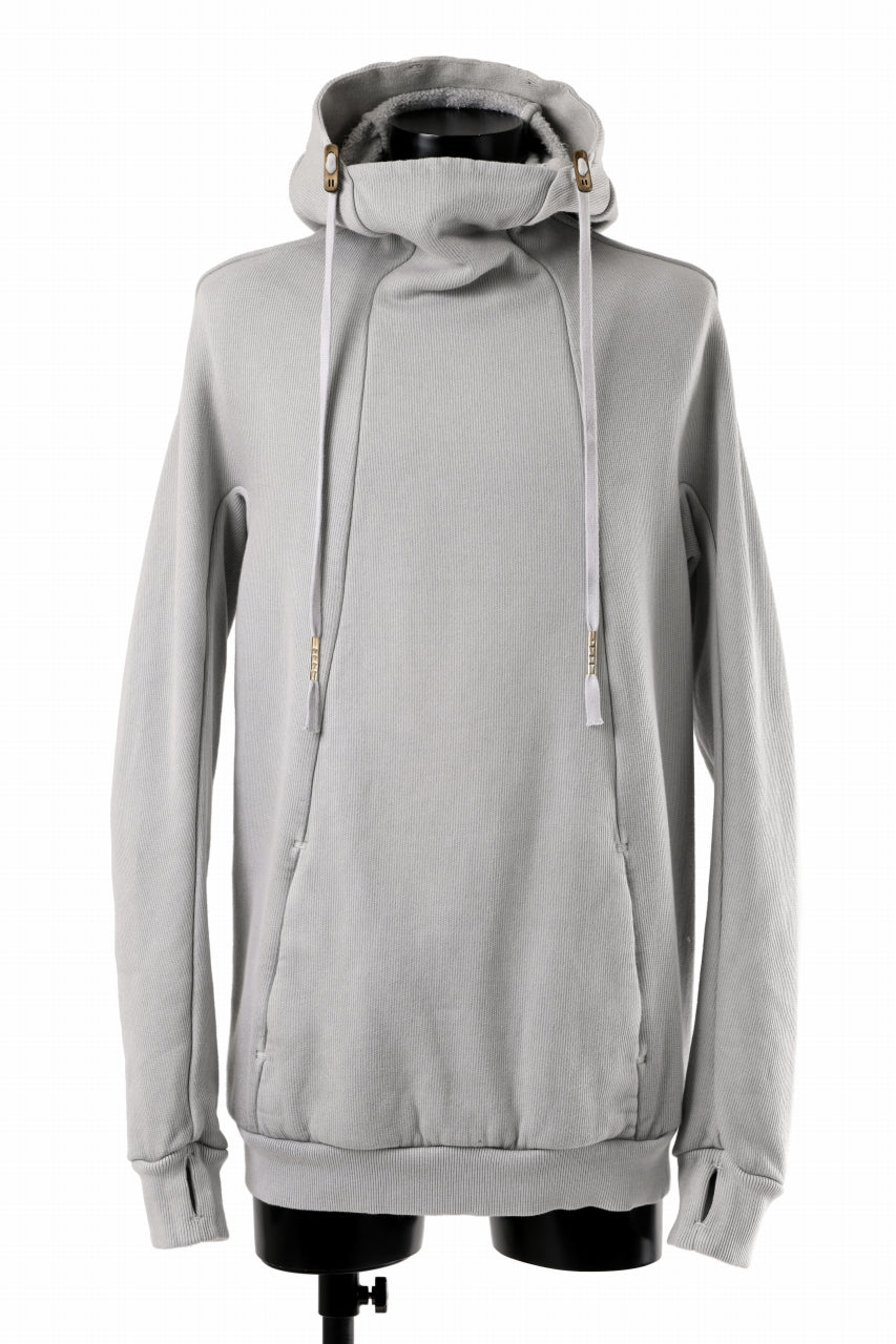 Load image into Gallery viewer, BORIS BIDJAN SABERI HOODY PULLOVER / NATURAL OBJECT DYED "HOODY2-FTT00008" (LIGHT GREY)