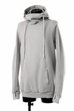 Load image into Gallery viewer, BORIS BIDJAN SABERI HOODY PULLOVER / NATURAL OBJECT DYED "HOODY2-FTT00008" (LIGHT GREY)