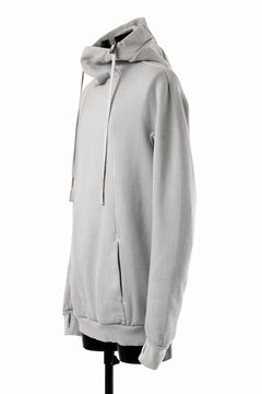 Load image into Gallery viewer, BORIS BIDJAN SABERI HOODY PULLOVER / NATURAL OBJECT DYED "HOODY2-FTT00008" (LIGHT GREY)