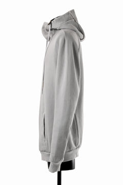 Load image into Gallery viewer, BORIS BIDJAN SABERI HOODY PULLOVER / NATURAL OBJECT DYED "HOODY2-FTT00008" (LIGHT GREY)