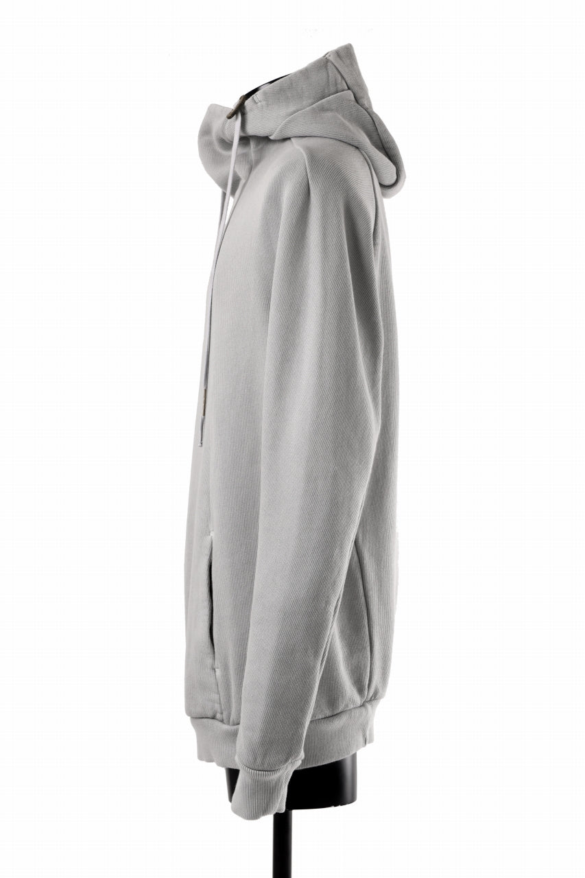 Load image into Gallery viewer, BORIS BIDJAN SABERI HOODY PULLOVER / NATURAL OBJECT DYED "HOODY2-FTT00008" (LIGHT GREY)