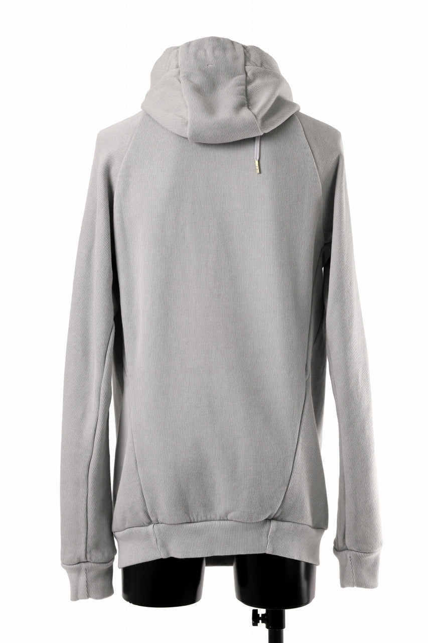 Load image into Gallery viewer, BORIS BIDJAN SABERI HOODY PULLOVER / NATURAL OBJECT DYED "HOODY2-FTT00008" (LIGHT GREY)