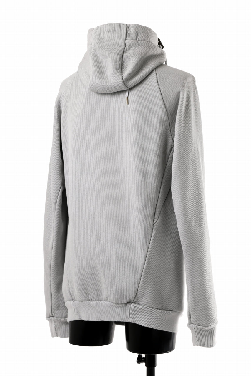 Load image into Gallery viewer, BORIS BIDJAN SABERI HOODY PULLOVER / NATURAL OBJECT DYED "HOODY2-FTT00008" (LIGHT GREY)