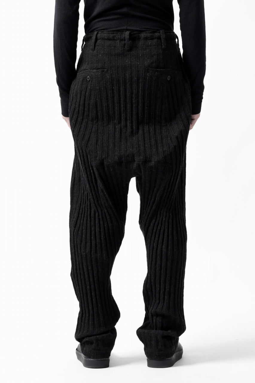 画像をギャラリービューアに読み込む, forme d&#39;expression 2-Tucked Sarouel Pants (Black)