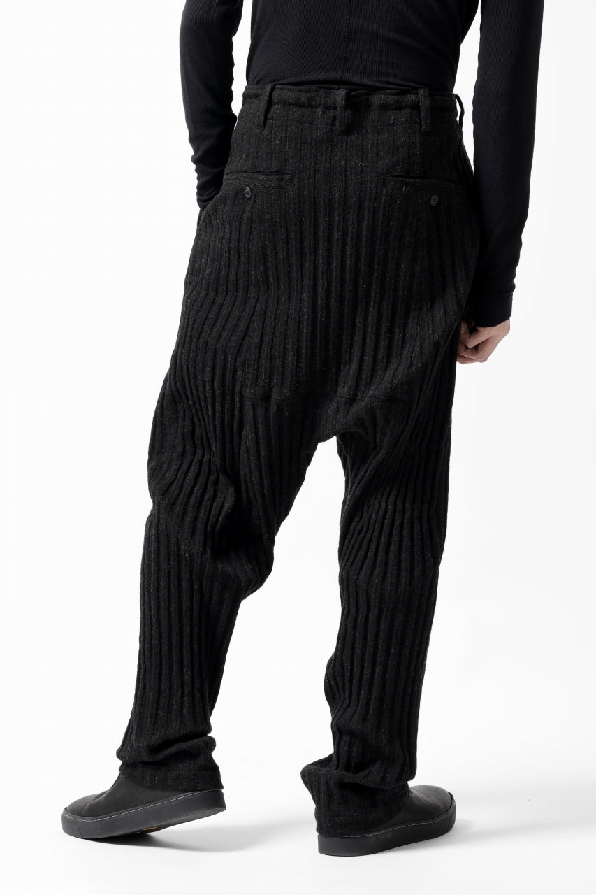 画像をギャラリービューアに読み込む, forme d'expression 2-Tucked Sarouel Pants (Black)
