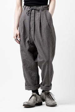 画像をギャラリービューアに読み込む, forme d'expression exclusive 2Tucked Sarrouel Pants (Grey)
