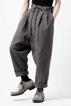 画像をギャラリービューアに読み込む, forme d'expression exclusive 2Tucked Sarrouel Pants (Grey)