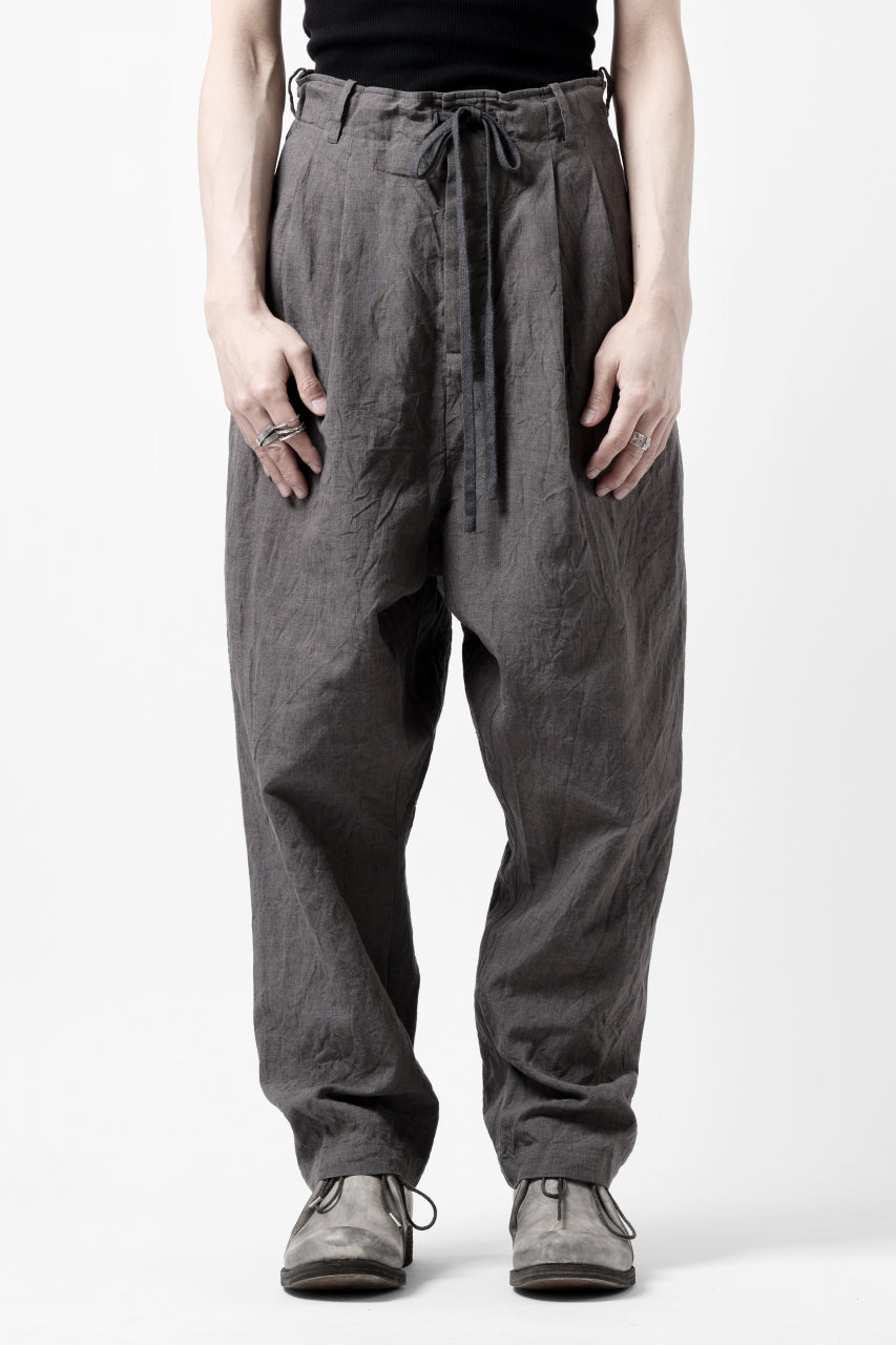 画像をギャラリービューアに読み込む, forme d'expression exclusive 2Tucked Sarrouel Pants (Grey)