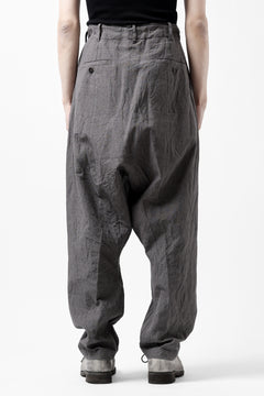 画像をギャラリービューアに読み込む, forme d'expression exclusive 2Tucked Sarrouel Pants (Grey)