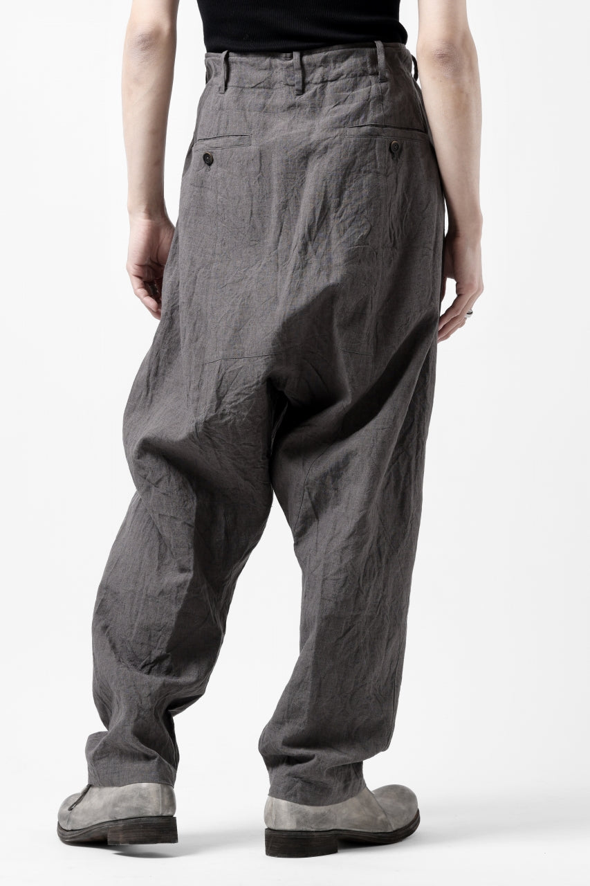 画像をギャラリービューアに読み込む, forme d'expression exclusive 2Tucked Sarrouel Pants (Grey)